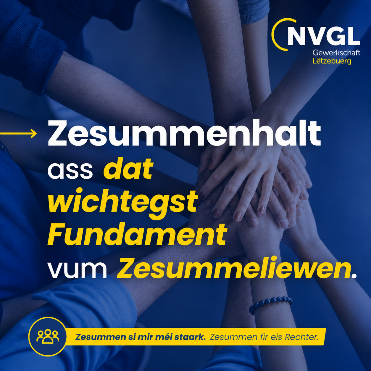 Zesummenhalt — Member vum N.V.G.L.